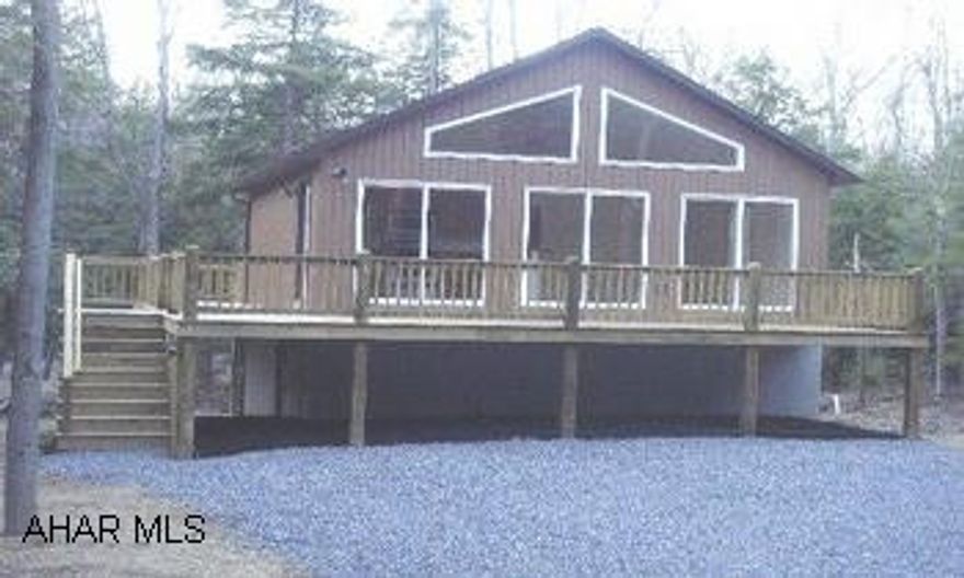 Fabulous new construction -Custom built contempory home on a private 1/2 acre corner lot with many up grades. This home boasts "superior walls", pre cast foundation, architectural style shingles, pella doors & windows,lennox pellet stove & more Fabulous new construction-Custom built contempory home on a private 1/2 acre corner lot with many up grades. This home boasts "superior walls", pre cast foundation, architectural style shingles, pella doors & windows,lennox pellet stove, raised panel Oak kitchen,trim & doors, kenmore stainless appliances, oak laminate flooring, ceramic tile baths & laundry, stainmaster carpet. Lots of large windows / doors to enjoy the view from spacious 3 sided wrap around deck. One year builders warranty! A must see! Call Scott @ 472-4761 to view this one!