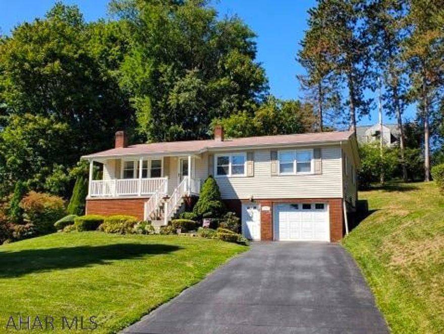 Beautiful 3 bedroom 2.5 bath home located on a quiet street in Highland Park.  This home features 1 story living with a finished basement with tons of possibilities!  In addition, there is an oversized 1 car attached garage and a nice relaxing patio area off of the back of the house that gives you a feeling of seclusion!  Close to the shopping mall and I99! Call to schedule your showing today! Buyer to confirm lot size, sq footage and taxes. Please remove shoes.  (prequalified buyers only)