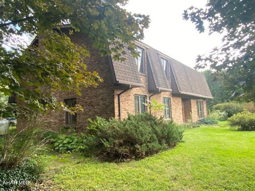 This 49.30 acre country estate is nestled in the valley with awesome views of the mountains and the farms that are scattered up and down the countryside. This 4 bedroom, 2 1/2 bath is a perfect setting for getting out of town, yet having the convenience of amenities being just a few miles away. The upper level of this well built home has a large open finished space that could easily be used for a studio, a gathering room, could be turned into the master suite or could easily be split into two bedrooms. You will also find a large bedroom and full bath on this level. The main living floor has large spacious rooms with vaulted ceilings and sky lights. The finished portion of the basement is perfect for the family fun and game room, another studio or a mancave. The serenity of this property is second to none. There is abundant wildlife that scatters the hills and the valleys. You will often find deer and turkey roaming about and an occasional bear has been seen on the property. State Game Lands are located across the road up on the mountain. The mountainside is full of trails with great hiking and excellent hunting is offered. The beautiful woodland and flowing fields are full of wildlife and adventure just waiting for you and those that you love. The farmland is verbally leased to the neighboring farmer.