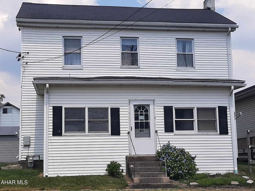 Welcome to historic Loretto. Two houses for sale! One is a single family home, the other is a two unit apartment building. The single family home offers one floor living with an updated kitchen, living room with pellet stove, updated bathroom/laundry room, primary bedroom and walk in closet. The upstairs is spacious with 3 bedrooms with storage and two additional smaller rooms that could be used as office space or additional storage. The upstairs bathroom offers a new duel sink vanity that needs installed and a tub/shower combo. The upstairs also needs new electrical wiring. The single family home also offers a deck and a 26x26 metal garage with concrete flooring, and a brick driveway. This one is a must see! Call for your tour today!