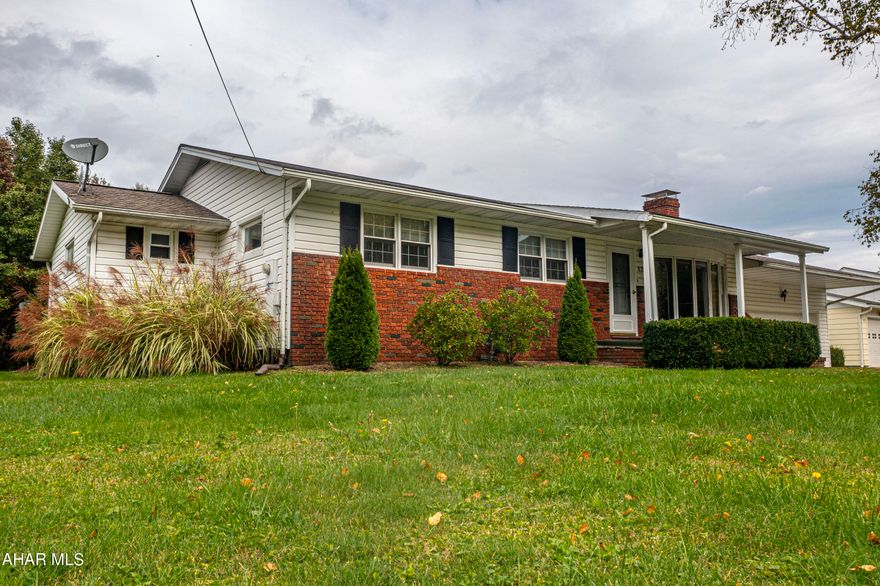 This beautiful home in Duncansville has tons of character and is move-in ready! 1 story, ranch style, house has 3 bedrooms, 2 full bathrooms, 2 car garage, and offers plenty of spacious closets and storage. Tons of natural light provided by the large bay windows. Hardwood floors throughout and 2 beautiful fire places. A great covered porch and a nice, private backyard is perfect for outdoor activities.