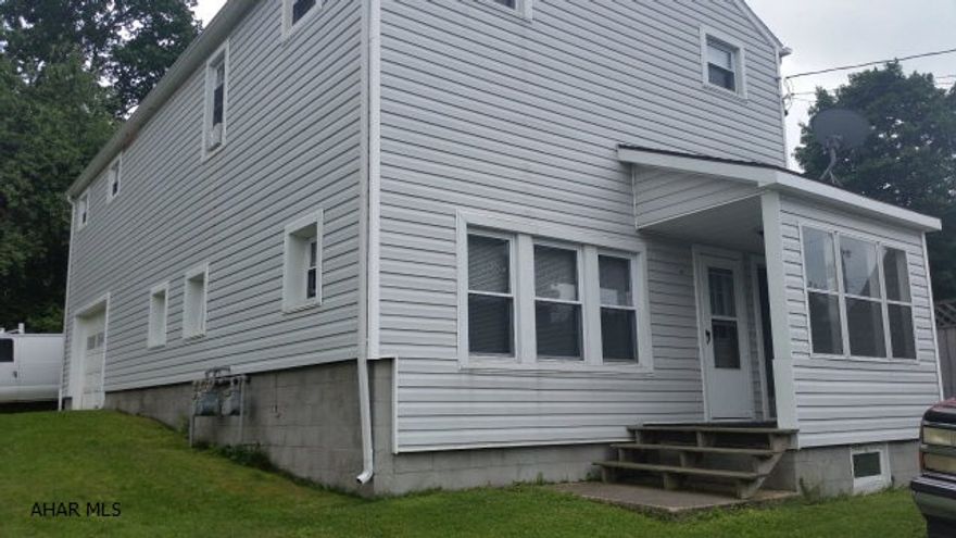 Buyer could let tenants pay the mortgage, $1100.  a month income ..newer siding, roof, windows...separate utilities.