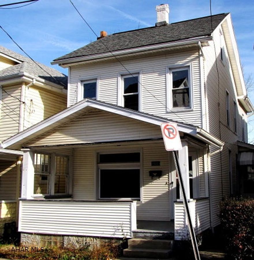 Ready to move into, hardwood floors, ceramic tile, freshly painted, new bathrooms- one full bath on first floor, newer windows,central air, basement has been waterproofed, and carpeted. Roof is 6 years old. Off street parking-must see inside.