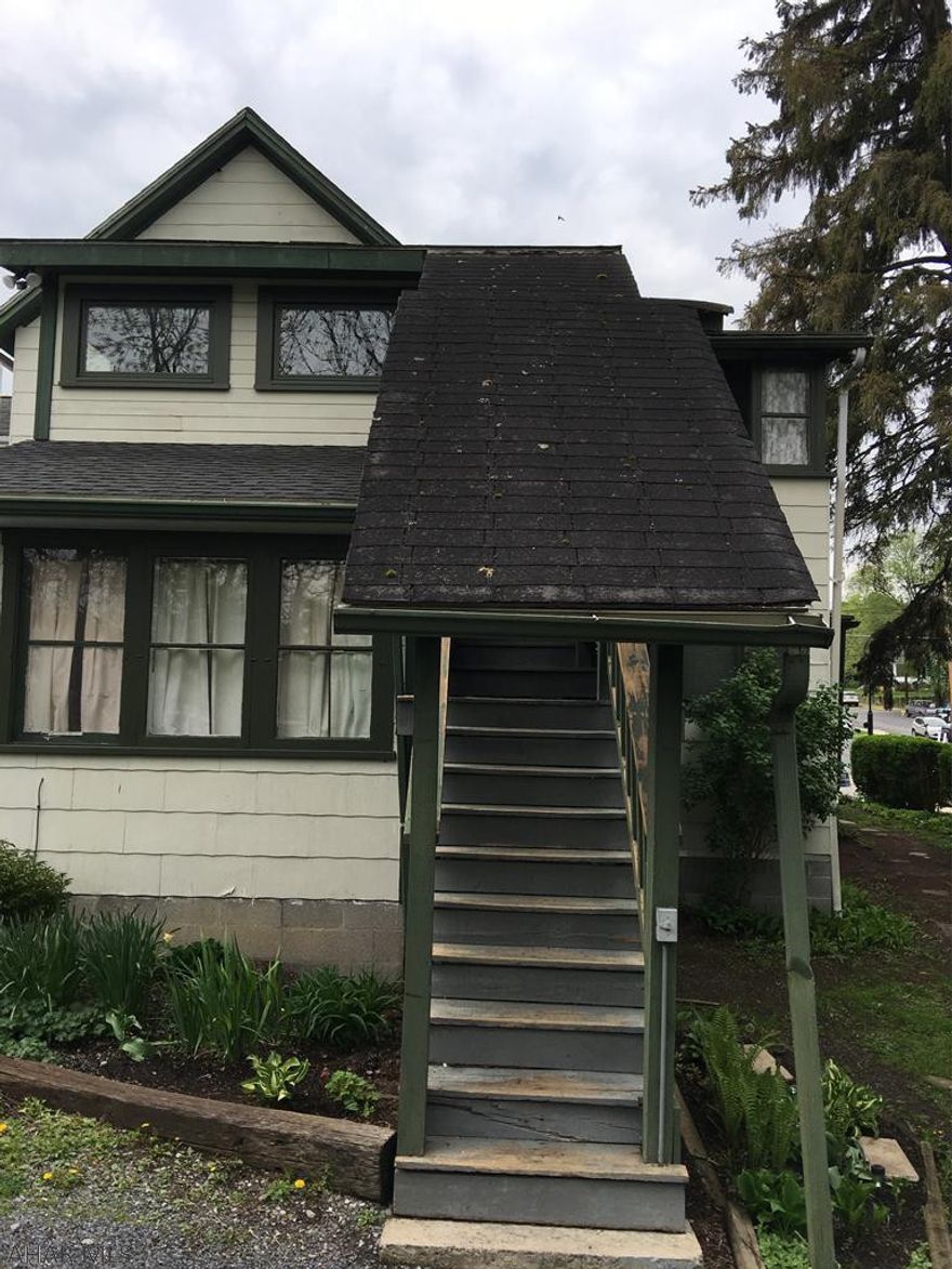 Includes: water/sewer, garbage, hot water heat and off street parking. Available Dec. 1 2019, Tenants pay electric, cable  and phone. Apartment on 2nd and 3rd floor.  Lots of steps.