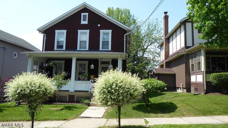 Don't miss this beautiful, well maintained home in Windber Borough. Sit on the front porch or back deck and enjoy the ornamental trees and manicured lawn.  Complete with a mature strawberry patch, vegetable garden area, and shed for storing all your tools.  Sit back and relax in the hot tub.  Or entertain on the deck.  Step inside this well appointed home with its original wood work and hardwood floors.  They galley style kitchen opens to the dining room with the original built-in hutch.  The living room offers a great space that opens to the sitting room or as it is seen in photos as an exercise room.  Updated furnace, hot water tank, windows, roof, and more.  Great location in Windber with easy access to Rt 56 and 219.