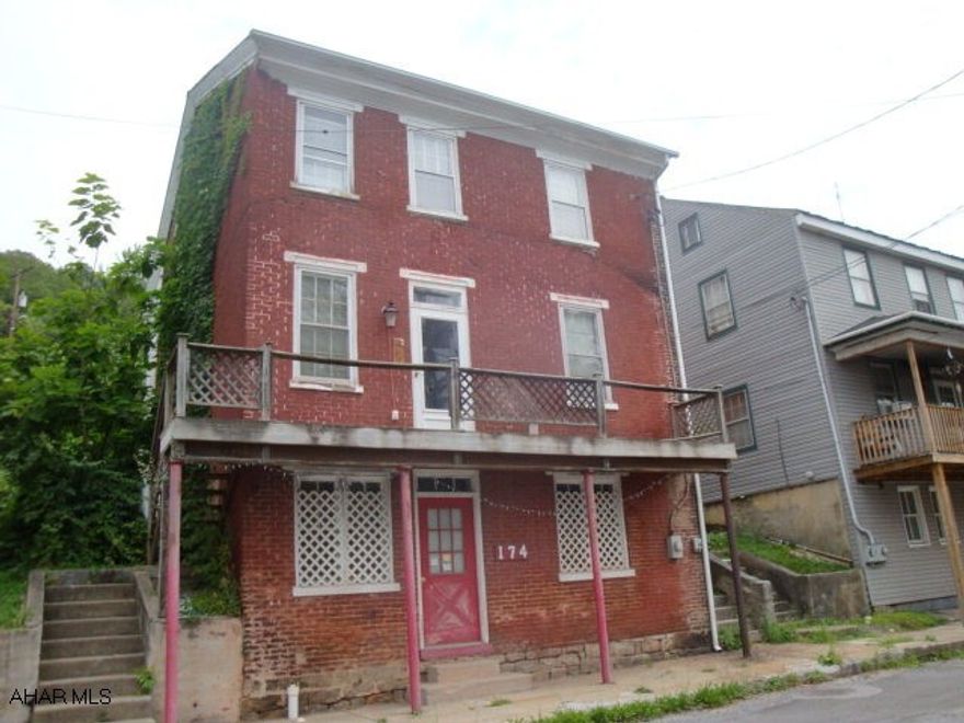 Physical Address is 174 King Street, Petersburg, PA 16669  Buyer to pay 2% transfer tax. Property being sold as is.