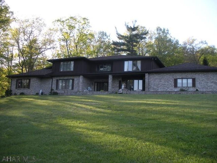 One of a kind custom built home on 1.46 acres on a private cu de sac. New roof 2018. This 5 bedroom 4 bath home is approximately 7200 sf ft above grade plus another approx 3500 below grade. There are 4 fireplaces throughout this home, 2 story foyer with curved staircase and marble floor. Large family room with bar and lots of windows to take in the views. Cherry kitchen with island, eat in area plus a formal dining room. The 1st floor laundry room is big enough to also have a craft area. This is a unique home that has so much to offer. If you want space, this home has it plus a 7 zone hot water heat system.