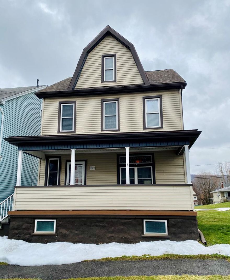 This beautiful 3 bedroom, 1 bath home is move in ready. The pantry off the kitchen could easily be converted into a half bath. From the pocket doors, to the stained glass window, to the woodwork on the door frames gives this home charm for anyone to love. Off street parking in the back with a shed included. There have been many upgrades including the finished attic that is perfect for a master suite.