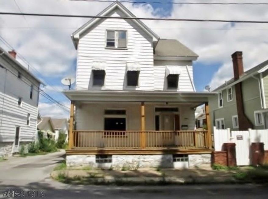 Nice 2 story Altoona home. Needs some TLC, but lots of living space with 3 bedrooms and finished attic with lots of possibilties. AS-IS sale. Seller will make no repairs. Garage not included.