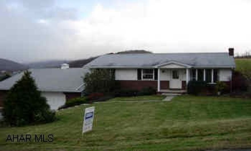 FANTASTIC VIEW.  CONVENIENT, BUT PRIVATE ON A DEAD END STREET.  2 GARDENS, SUNROOM AND DECK.  SITUATED ON ALMOST 1 ACRE.  THIS ONE STORY HOME OFFERS UPDATED KITCHEN WITH LARGE DINING ROOM, FULL FINISHED BASEMENT WITH PLENTY OF STORAGE.  GARAGE IS OVERSIZED AND PLUMBED TO ADD A BATH.