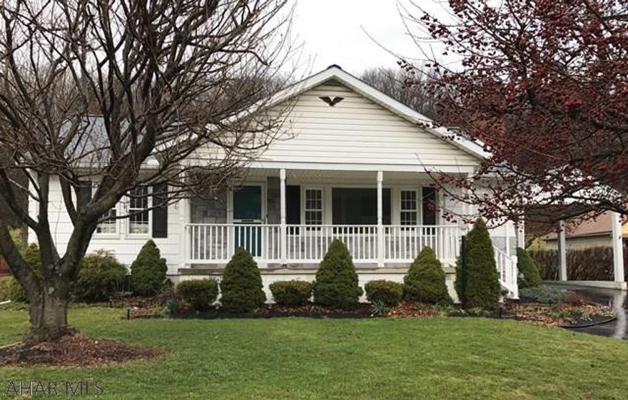 This quaint cozy home with inviting front porch and spacious sunroom make this home simply delightful. Located within minutes of downtown Bedford makes it an ideal location. The large backyard and private patio add to the overall appeal. Natural gas heat and replacement windows ensure maximum energy efficiency. The kitchen which overlooks the dining and sunrooms offer a sit up bar plus lots of storage and counter space. The large unfinished lower level with bathroom could make a fabulous family room or extra bedroom. Terrific home and a must see.