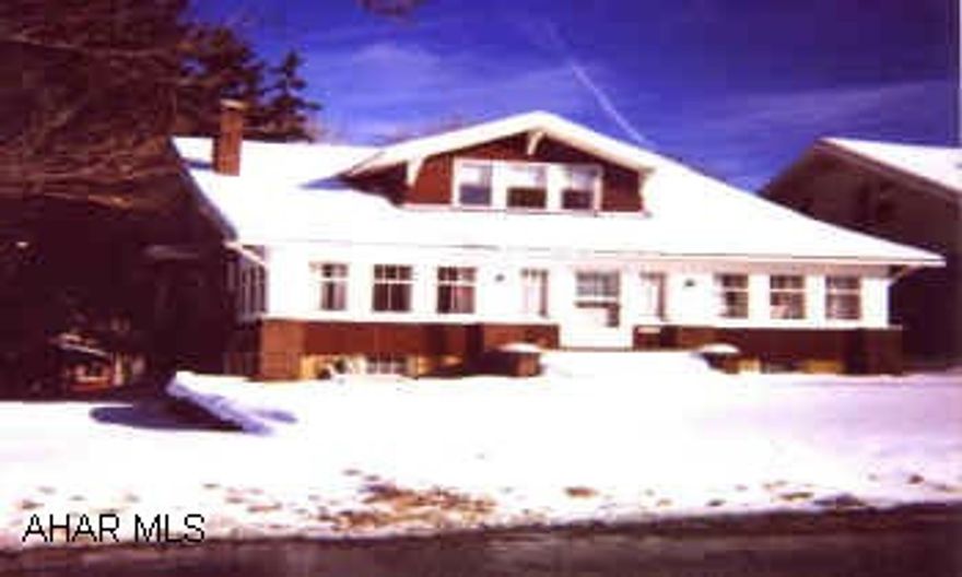 LGE 8+RM 2-STY. H/W FL. NEEDS TLC! FRENCH DOORS. FIREPLC IN LR. LGE SUNPORCH. GREAT LOCATION! LOVELY LOT!