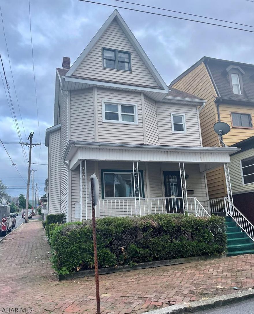 Beautifully modernized and spacious 3 bedroom, 1.5 bath, 2 story home on a corner lot in Altoona. The whole house features new tile, carpet, and laminate flooring. The large living room flows into the spacious dining room which flows into the kitchen with a new kitchen island and new stove included. Large relaxing sunroom off of the kitchen with access to the fenced backyard, new retaining wall and off street parking. The laundry room is conveniently located on the main floor and could dual as an office space. The 2nd floor features a fully renovated full bath, 2 bedrooms, & the large master bedroom. The 3rd floor of the home could be used as a 4th bedroom or extra living/entertaining space. This home has so much space and is updated & well maintained - schedule your showing today!