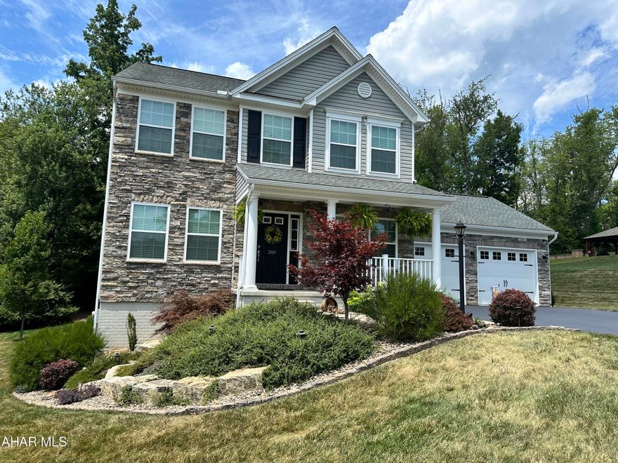 Welcome to 269 Jessica St. in the picturesque sub division of Rolling Hills North. This 3 bedroom, 2.5 bath home is situated on a 125x150 landscaped lot with paver and fire pit area. The interior has many upgrades like granite counters, double pantries, accent walls throughout the home and a home office with French doors for privacy. The primary suite has double entrance doors, 2 walk-in closets and primary bath with double vanity sinks. There is a large storage room on the lower level plus a finished area that has possibilities for many uses, you decide how you want to use it. There is a walk out from the lower level. 2 car attached garage and freshly sealed driveway for plenty of parking. Sale is contingent upon the seller closing on the purchase of another property.