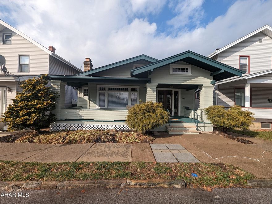 Absolutely charming Craftsman style 1 story home in nice Fairview neighborhood.  Beautiful, original built-in bookcases and hutch. Natural wood trim and hardwood floors throughout add character and warmth. Formal living room with beamed ceiling and gas FP, formal dining room with built in buffet/hutch plus updated eat in kitchen. Basement has woodburner and could easily be finished. Terraced backyard w/ concrete patio and relaxing front covered porch. Seller must find suitable housing.