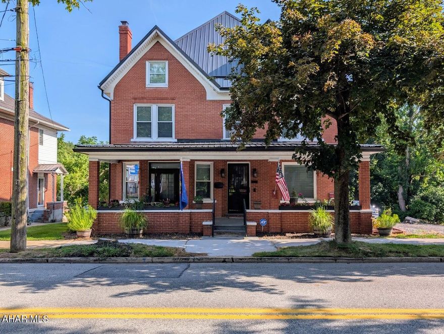 Stunning Restored Everett Borough Beauty on the River

Welcome to your dream home in the heart of Everett Borough—where timeless charm meets modern upgrades! This meticulously maintained and beautifully updated 4 bath, 4-bedroom home (with the potential for a 5th!),  offers comfort, craftsmanship, and curb appeal in every corner.

Step inside this grgeous home that has been restored  and brings you  gleaming hardwood floors, rich trim work that showcases true artisan detail, beautiful built in's, and charming covered hot water radiators. The spacious living room features a new cozy pellet stove, while two of the upstairs bedrooms offer the ambiance of electric fireplaces—perfect for chilly Pennsylvania nights. Newer windows, new front and rear railing, new storm door, new front door, and appliances.,  With 2 full bathrooms and 2 additional half baths, convenience is built right in.

The home's systems have been thoughtfully updated: a new boiler  and domestic hot water heater (2021), new electrical panel and wiring, new plumbing, wraparound water protection system, two-stage large water filtration, and two sump pumps ensure peace of mind. Downstairs, the basement includes a shower, sink, and is plumbed for a toilet—offering expansion potential or a perfect workshop space.

Outside is just as impressive: a covered front porch perfect for morning coffee, back deck overlooking the water, a newer storage shed, fruit trees, carport, wood fencing, and even a workshop for all your projects. And the backyard extends right to the river—a serene, scenic setting for entertaining, relaxing, or simply enjoying nature.

This home truly has it all—style, space, smart upgrades, and a slice of waterfront living in a walkable borough location.