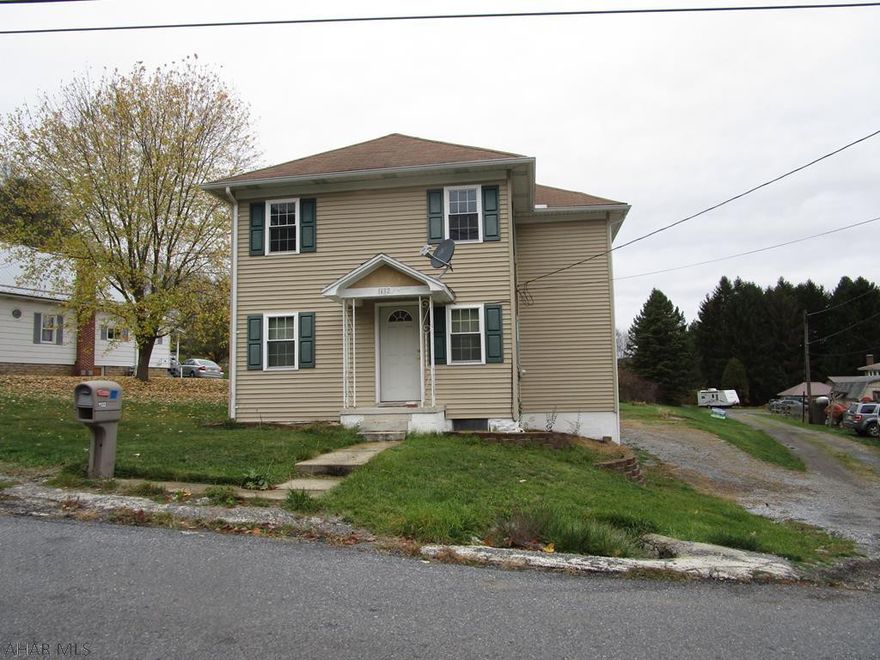 Spacious rooms downstairs and up!  Lots of kitchen counter and cupboard space.  Two great size bedrooms with roomy closets.  Large yard.  Oil hot water baseboard heat makes an even heat.