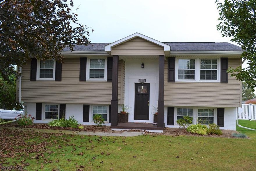 Amazingly maintained and updated home on quarter acre in the borough near Village Green in Martinsburg. One story living! Deck with new trex, Large in ground salt water pool and pergola all within a fenced yard. New flooring throughout and nicely renovated, with new full bath in lower level with Family room. Just take a look and fall in love, Nothing left to do in this home, no detail was left out! Move right in! Coming October 1st.