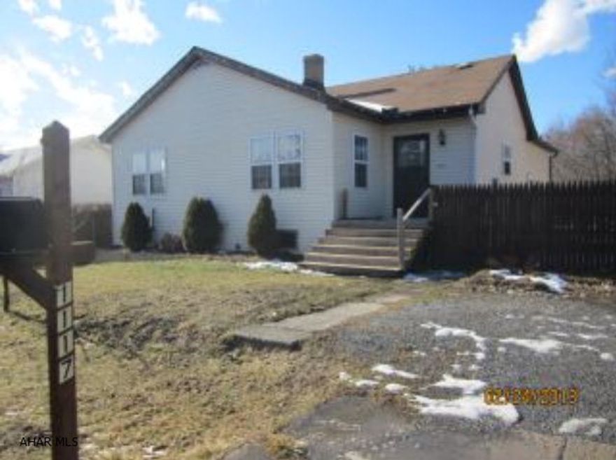 Property is being sold in AS IS condition.