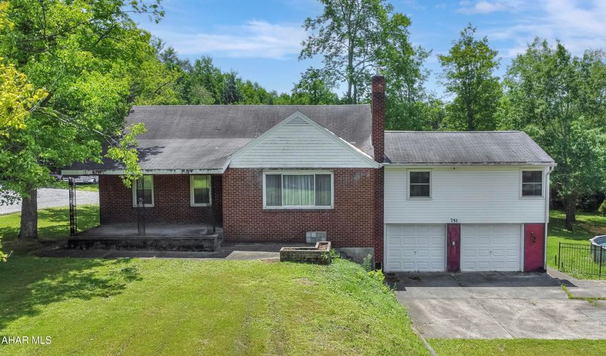 Welcome to 751 Pike Road, located in the charming Jackson Township within the Central Cambria School District. This stunning all-brick home is nestled on a generous lot & boasts an array of exceptional features. On the main floor, you'll find a spacious living room, an expansive kitchen, a large dining room, a cozy family room, a versatile office, a full bathroom, & three inviting bedrooms—one conveniently equipped with laundry hookups. The upper level offers an additional bedroom, a half bath, & ample storage space to suit your needs. The unfinished basement presents an exciting opportunity for customization & expansion, allowing you to create the space of your dreams. Outside, you will enjoy an attached two-car garage, a spacious yard, off-street parking, & covered porches both in front & at the rear of the home. Don't miss out on this incredible opportunity, call today to schedule your visit! * Buyer is responsible for any required sewer testing / repairs. The township will require the buyer to tap into the public water system. The tap was paid for as of 1995. *
