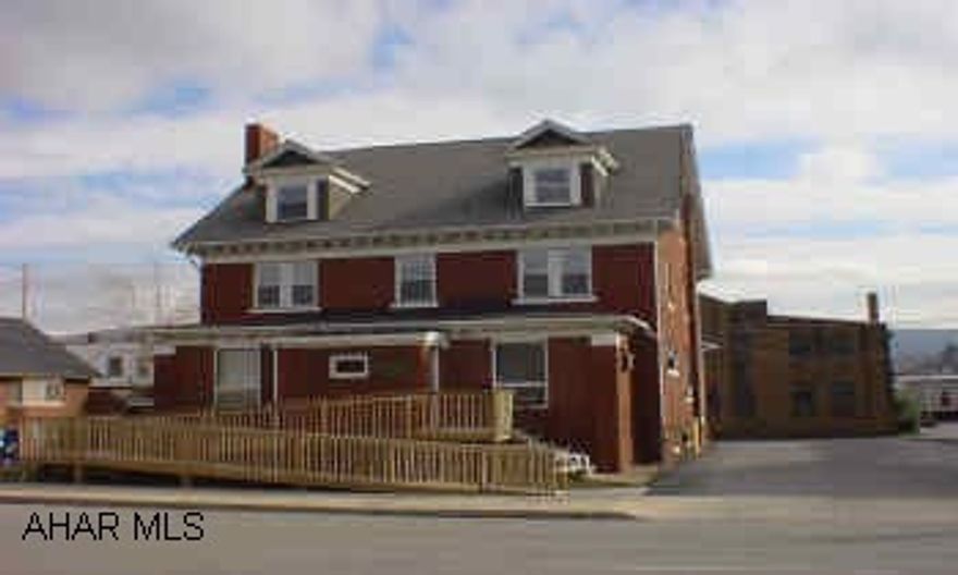 Medical and dental offices, totally separated, shared waiting room, very good condition, one large or two small apartments on 2nd Floor.