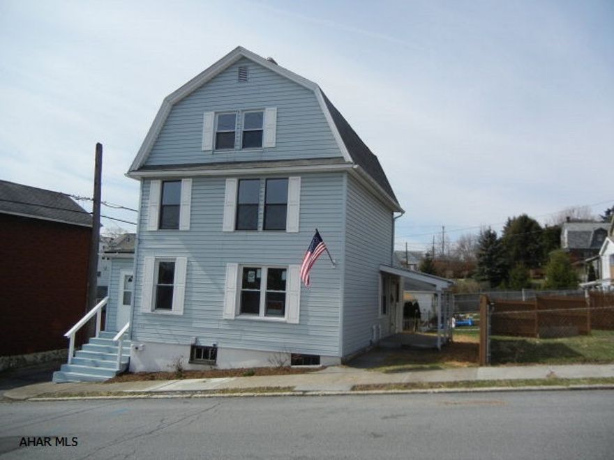Totally re-done from the walls out. New kitchen with stainless steel appliances, professionally blown insulation, new windows, new furnace with AC coil...just needs condenser. 200 amp electric service. 1st floor laundry & bath. New carpet. Just move right in! All the work has been done. Don't just drive by.