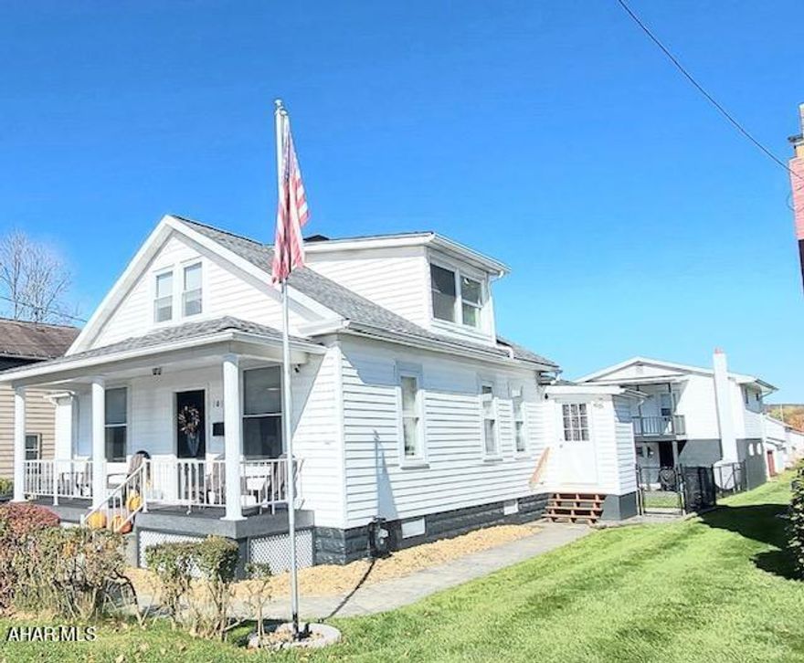 Call to see this 3 bedroom, 2 bath, updated Cape Cod on large lot with a 2 car detached garage with a one bedroom one bath apartment above garage for additional  possible income sewer connection is available for the apartment. The space above garage could also be used for a variety of different hobbies and interests! Property also features a gravel parking area for additional off-street parking. This home has so much to offer. This home has a rear patio for your entertainment needs. This home is absolutely beautiful inside, fresh paint, newer flooring, ceramic tile,. Residence is just minutes away from the community park. This home is charming throughout. Call today for more information!