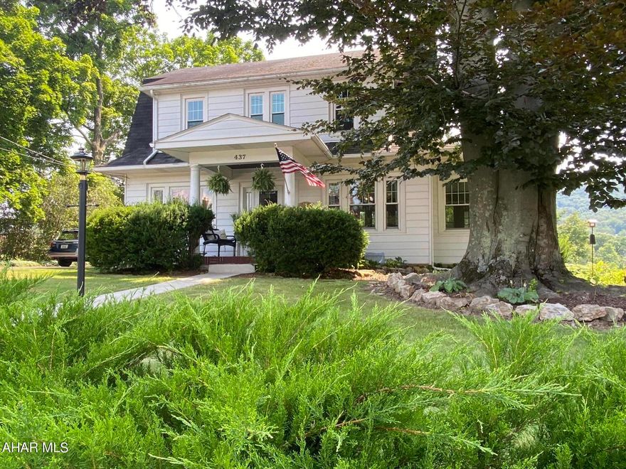 Imagine a walkable location in a quaint historic Pennsylvania town with an enchanting home surrounded by nature... yes.. this it is. The curb appeal is fabulous and its manicured grounds give you the most welcoming embrace. Meticulously maintained and loved by its present owner, one will be in awe of its charm. A central foyer opens onto both living and dining rooms which share plenty of character and natural light with its large windows and architectural value.. Two sets of french doors flank the fireplace in the living room that open onto the sunroom inviting you to enjoy its warmth. Granite countertops and new appliances are great updates to this kitchen.
Upstairs, the bathroom has been updated with the character of this home and three extra large bedrooms surround the central staircase. The interior has been freshly painted and the lovely wood floors add to the appeal. the lower level updates makes wonderful additional living space.
One will enjoy the home's two covered porches, lovely vistas and stoned terrace surrounded by beautifully maintained gardens. A separate two car garage with second story adds to the home's appeal.
Schedule your private showing soon.