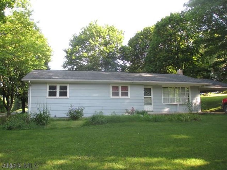 Functional home thaqt is located close to State College and I-99. Hardwood flooring located in all bedrooms and a larger Living Room. Many closets throughout home with tons of storage space in the basement. New septic, boiler meter and soffit.
