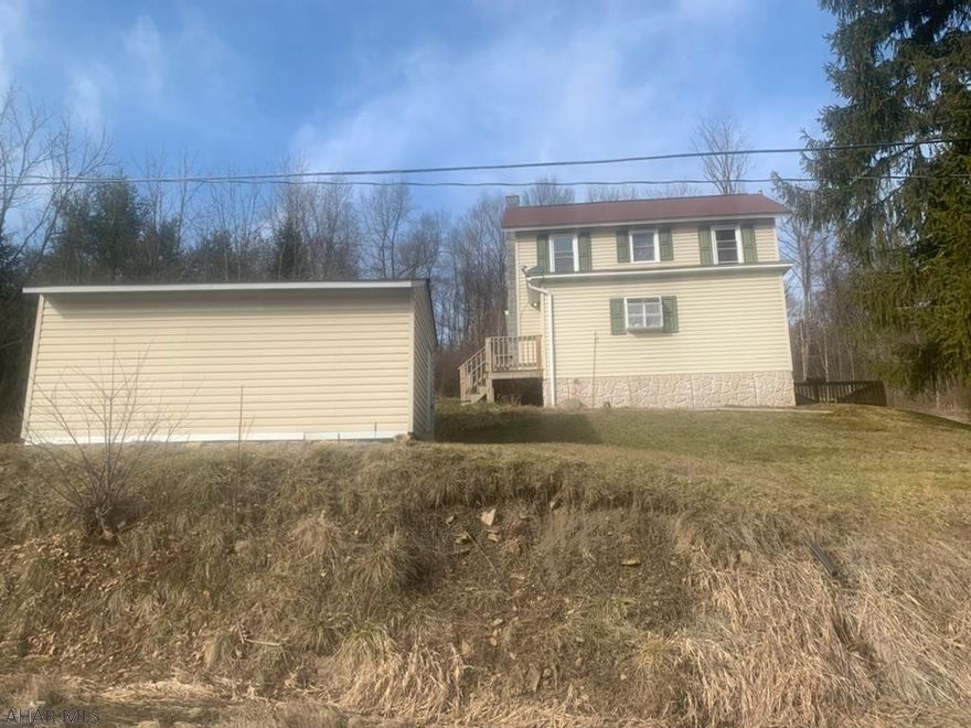 Remodeled two story house on 1 acre lot. Modern kitchen and baths. Updated mechanics. Move in ready. 1 car detached garage. Large deck.