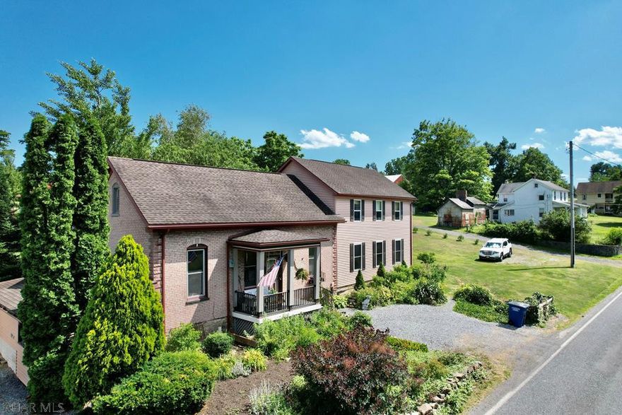 Make 5080 Main Road YOUR Home Sweet Home! Move in ready home! This historical home was the original Friend's Cove Mutual Fire Insurance Company built by Emmanuel Diehl in 1878!Main level enjoy the spacious entrance way into the large kitchen flowing into the huge livingroom with a Harman pellett stove & propane fireplace. 2 bedrooms and 1 full bathroom on the main level including the laundry room. Check out that clawfoot tub. Go relax!!  Second level find 2 more spacious bedrooms and 1 full bath. Alot of windows for natural light! Ever imagine having a barn with pasture..you got it!This has been a hobby farm for the last 27 years!BEAUTIFUL landscaping oasis around the property!AMAZING views from the pasture!  Great location right outside of downtown Bedford and 40 minutes to MD. MUST SEE!!