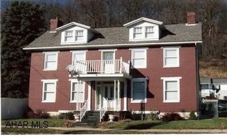 2-Story Brick with 3BR/1BA, large living room, kitchen and dining room. Nice 2-Story 3Br/1BA house. Features new roof, new hot water heater, new living room carpeting, new oil burner, new woodburner fireplace insert, new stove and refrigerator and remodeled bathroom. Fenced back yard, pavillion.