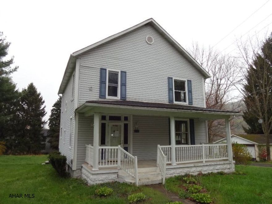Great opportunity to make this house your own- kitchen cabinets are removed, heating system has been removed