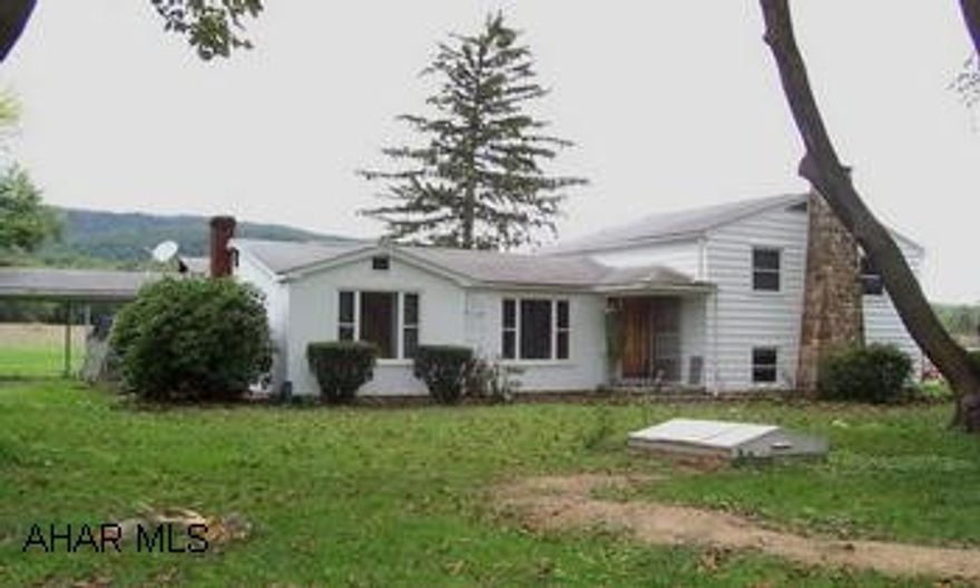 3 BR, 2 BA, 1.5 story with 40 acres (approx. 10 wooded) in the heart of Sinking Valley. Partially finished basement. Enclosed back porch. Small barn with stalls for horses or other livestock. Storage sheds. Pavilion/workshop. Property sold "AS-IS". 3 BR, 2 BA, 1.5 story with 40 acres (approx. 10 wooded) in the heart of Sinking Valley. Partially finished basement. Enclosed back porch. Small barn with stalls for horses or other livestock. Storage sheds. Pavilion/workshop. Property sold "AS-IS".