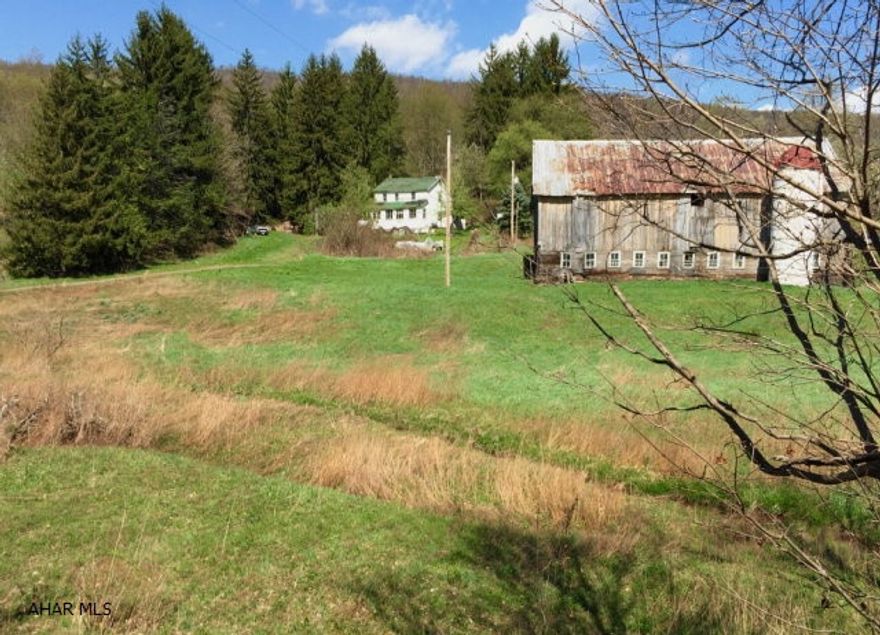 Nestled in the foothills of the Allegheny Mountains lies this rarely found, huge tract of land. The property consists of an old farm house, barn and +/- 198 Acres. The property presents with panoramic views, tillable acres and timber value. The land is well known for hunting wild turkey, bear and deer, skiing, hiking, fishing and farming. The land supports exceptional timber value. Bedford County is conveniently located near Route 30, I-99 and the PA Turnpike. Buy the home place with 192 Acres or combine the adjacent property with an additional +/- 198 acres for approximately total acres of +/- 390 acres.
