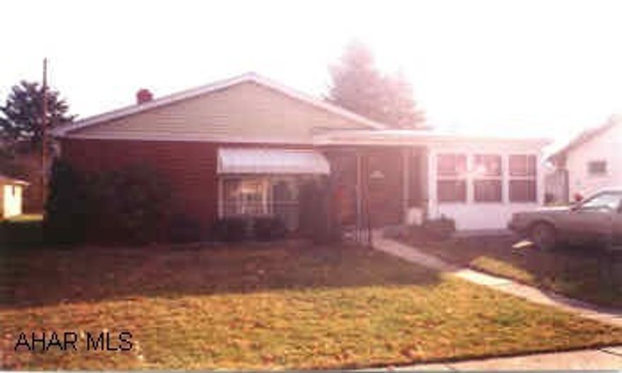 ONE FLOOR LIVING SAYS IT ALL. FORT FETTER BRICK RANCHER, COMPLETELY UPDATED FEATURING 2 BEDROOMS, BATH, SUNPORCH, CENTRAL AIR, NEW MECHANICS, ALL APPLIANCES INCLUDED. IMMACULATE THROUGHOUT. CONTINGENT ON ADMITTANCE INTO HOMEWOOD NURSING HOME.