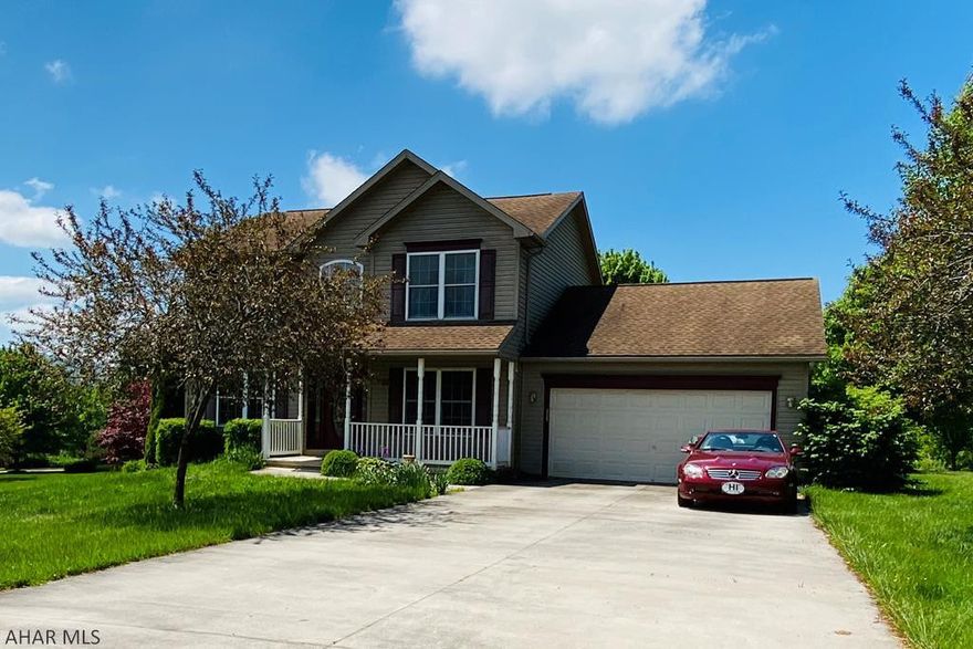 This home is wonderfully located in on of Bedford's most desirable neighborhoods, Juniata Mills.  The two story central foyer is accented by French doors that lead to an office/living room while the back of the home is made for entertaining with its open concept kitchen/family room.  A walk out from the kitchen leads to a flat beautifully landscaped yard.  A large master bedroom with walk in closet and private bathroom plus 2 additional bedrooms and another full bathroom complete the second story.  The lower level is great for entertaining in its walkout recreation and game rooms.