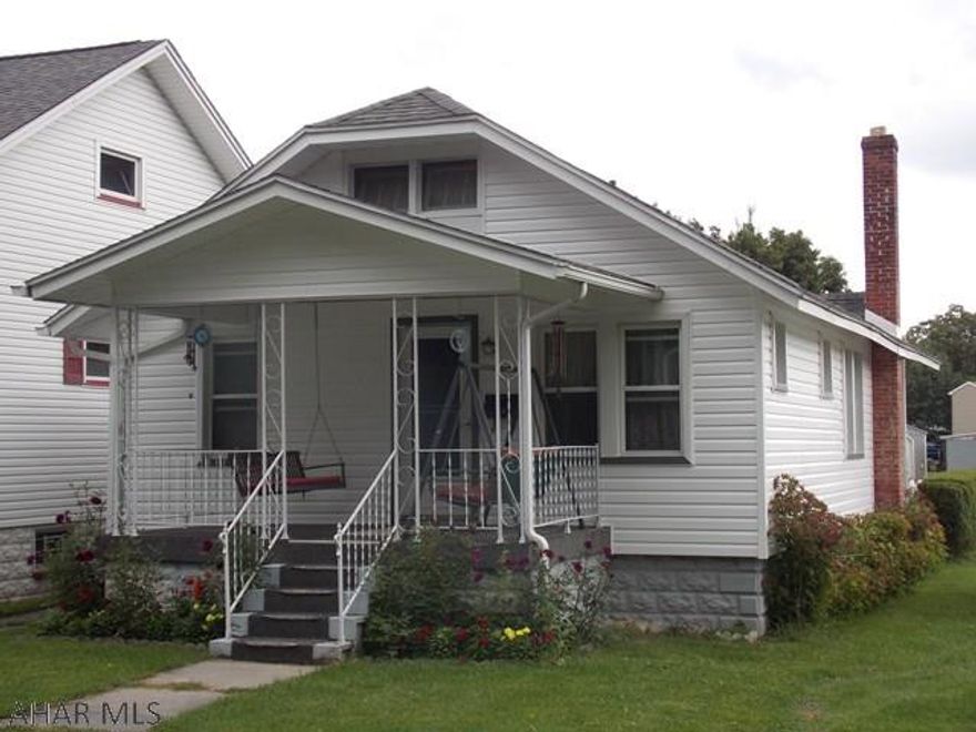 Owner invites you to see this 1-story home in the desirable Juniata section of Altoona. Enjoy coffee on the front porch that overlooks a crackling stream, or relax on the back porch with your own private courtyard. Bountiful storage between the basement and the finished walk-up attic. Family room is large enough to entertain guests, with eat-in dining area seperating it from the fully furnished kitchen. The intimacy and warmth this home offers you will only know if you request to see this property today!