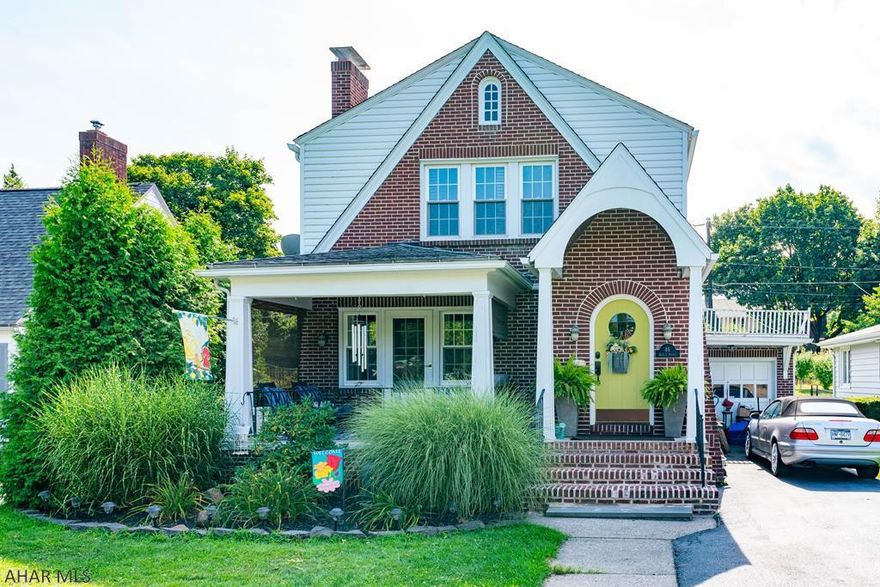 Great Altoona Location! Mansion Park/Baker School Area. Bigger than it looks, 3 BR, 2.5 Baths, HW floors, C/A and 2 FP's. The kitchen is bright and cheery with an eat-in area and a great view of the backyard. You'll enjoy Summer evenings outside on the custom patio watching the flames of the fireplace, listening to the sounds of the waterfall and cooking in the grill area.  Move the entertaining indoors to the "Wrinkgled Dog Pub" found in the lower level. Kitchen and bar appliances stay.  Freshly painted interior, lower level is totally finished with a tiled bath and shower. Several dedicated storage options. This neighborhood is as good as it gets....close to everything, but tucked away from the traffic. Come experience a wonderful, well cared for home....perfect for entertaining.