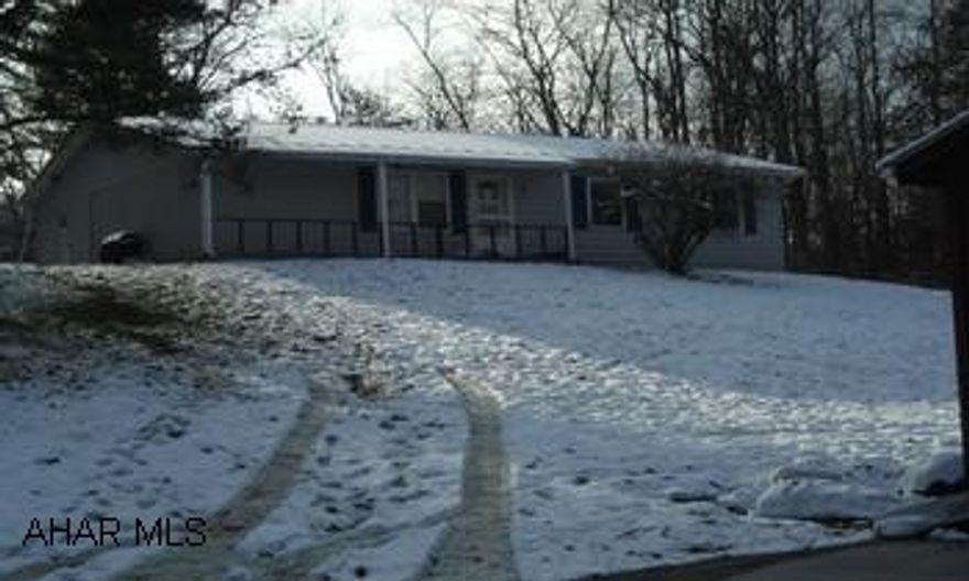 See Comments Incredible value - 10+ acres. 3/4 bedroom, 1.5 bath ranch style home with detached 2 car garage and metal barn.  Very private setting, house needs rehabbed.  Square footage is estimated.  Call Tina Boozer to see at 814.242.2047