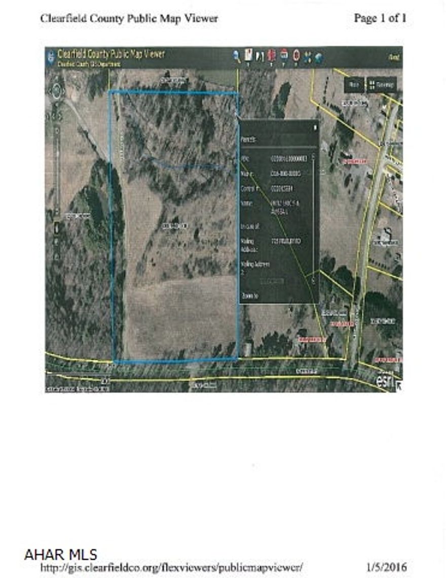 Mostly field with hard road frontage. Nice homesite with a little woods. Stream near rear of site. Will need to drill well and pass septic test.