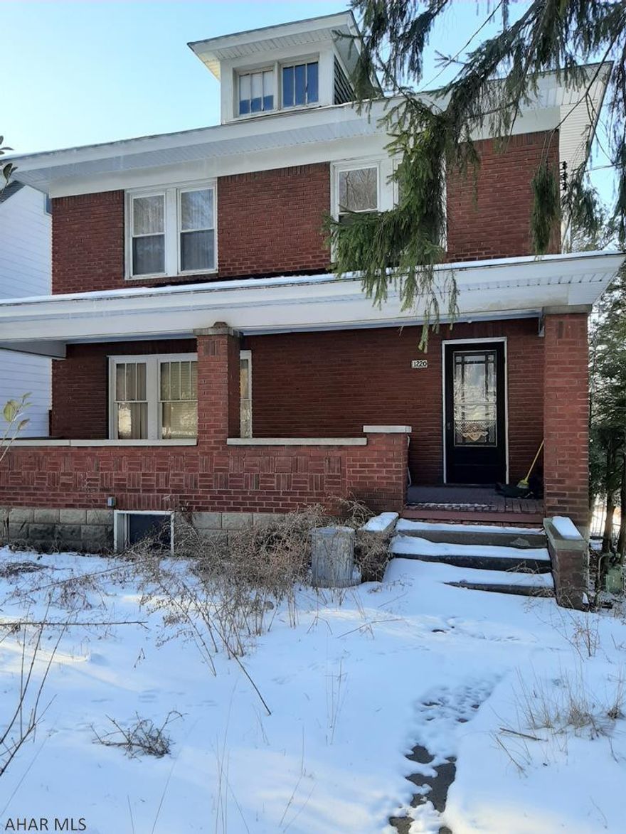 Well built brick home within walking distance to town and Mt. Alloysius College. This 4 bedroom home has tons of character left for you to put your stamp on. Large rooms with high ceilings and large windows to let plenty of natural light in. Relaxing covered porch in the front that adds to the charm of this Cresson twp. home. Schedule your showing today!