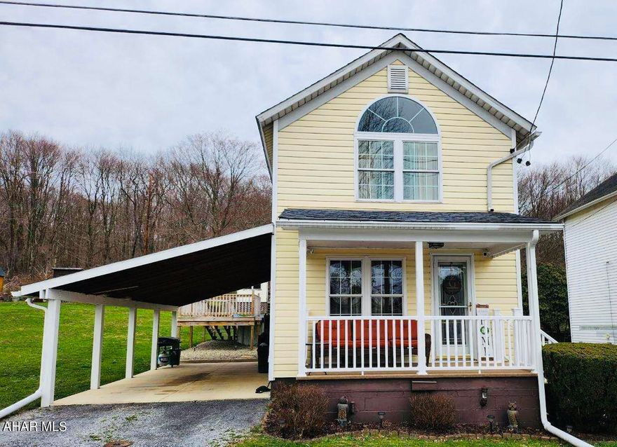 Come see this beautiful two bedroom  one bath house in Nanty Glo Borough. This house has a carport and plenty of off street parking. Close to the ghost town trail. Immaculate throughout, take off your shoes and move right in.