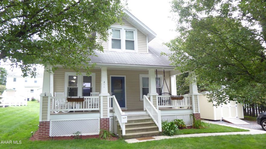 Nice updated home in downtown Bedford.  First floor bedroom with half-bath.  Open dining room into the updated kitchen.  Bonus room upstairs can be an office or walk-in closet.  Front porch and back porch offer great space for relaxing and enjoying the beautiful scenery in the neighborhood.  Close proximity to all the amenities of downtown and close to the schools.