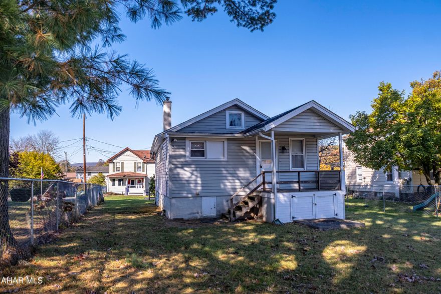 Back on the market - no fault of the home.  This cozy first-floor one-bedroom, one-bath home in Greenwood, Blair County, features a fenced yard, off-street parking, and comes with appliances included. It's full of potential for first-time homeowners or investors.   Call or text for a showing today!