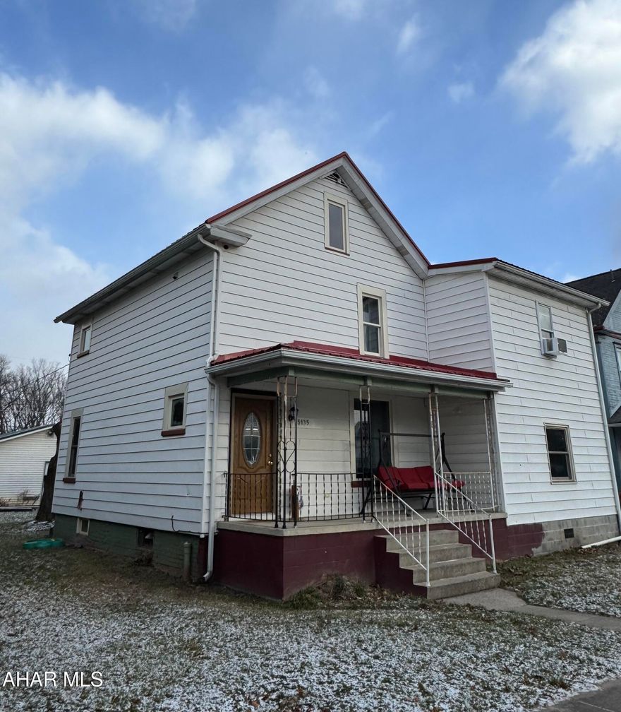 An opportunity to buy a house in this neighborhood doesn't come along often!  This house boasts 4 bedrooms and 2 bathrooms.  This house also has a bonus room on the first floor that could be used as another bedroom, office, or family room.  Your new house includes a large detached 2 car garage!  The house has been rewired and the plaster has been removed. This house has a newer metal roof as well as many new windows.  There is a lot of off street parking located at the front and rear of the house.  The house is a work in progress and you will need to finish the drywall inside the house.   The opportunities are endless as you finish your new home to your taste.