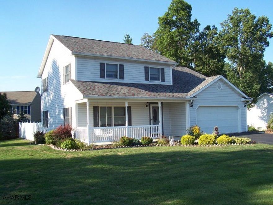 Immaculate! Well Maintained! and Very Clean 2 Story Custom Built Home is waiting for you! This home features a beautiful, solid oak, country eat-in kitchen w/island and with modern conveniences that over looks a 16x32 in-ground pool surround by a large fenced-in patio. Peaceful for relaxing or entertaining in private. Open foyer with oak stairway to open loft. Solid pine, 6 panel doors and trim thoughout. Spacious closets through-out and a his/her closet in the master bedroom. Pine cabinetry with a new granite sink top. The basement is finished with a 1/2 bath and a bar. The 1/2 bath and laundry area serves as a nice pool-side convience. The yard is nicely landscaped with a small garden and room for expansion! A 12x16 storage shed for storage. This property is a MUST SEE MOVE-IN READY