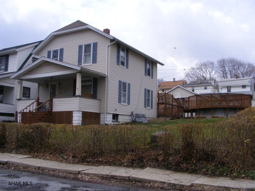 Nice 3 bedroom home with Central Air and 60x120 lot.  Hardwood floors, 1 car garage currently used as a workshop.