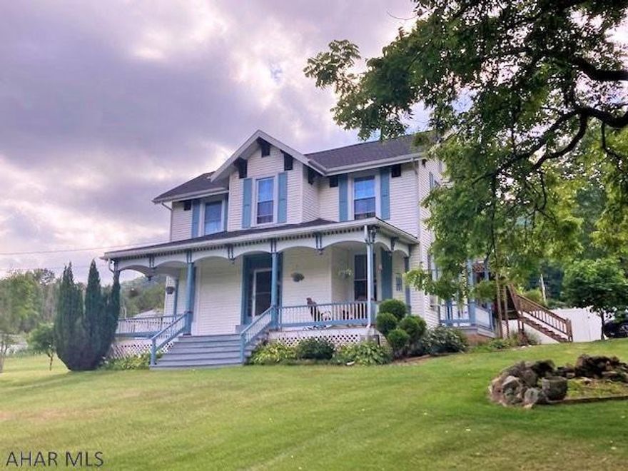 Well maintained historical home nestled on 2+ gorgeous acres. Original part built in 1840 with 2 additions added years later. Over 3000 sqft of living space makes this a grand home. 16x32 heated in-ground pool with equipment and 12x12 storage shed.  4 bedrooms and 2 1/2 baths. Updated 200 amp electrical service and hot water oil heat. City water and city sewer. Beautiful hardwood floors throughout. Lovely sunroom and many inviting porches. Second floor is currently a move in ready spacious apartment or convert back to single family home. Nicely landscaped with lots of private outdoor space. Walk up attic. This home is Everett's best kept secret and well worth taking a look but be careful because you'll fall in love with it!