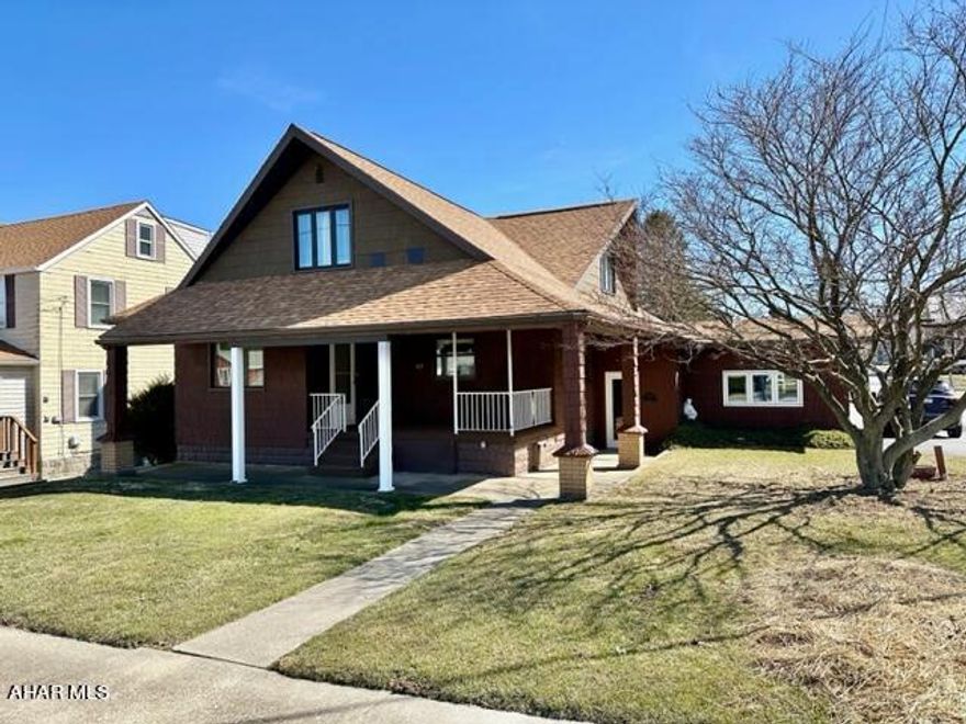 2500 sq feet of commercial office space with 10-12 work stations, several private offices, break room and all desks, cabinets, storage included.  400 amp of electric service to the property, high speed internet, heated with electric heat pumps.  Oversize 26 x 28 2 car attached garage and ample off-street parking for 12-14 vehicles.   Additional rental opportunity or convertible office space with the attached 5 bedroom home.  Shingle roof was fully replaced in 2020 and all snow removal and mowing equipment included with the sale.